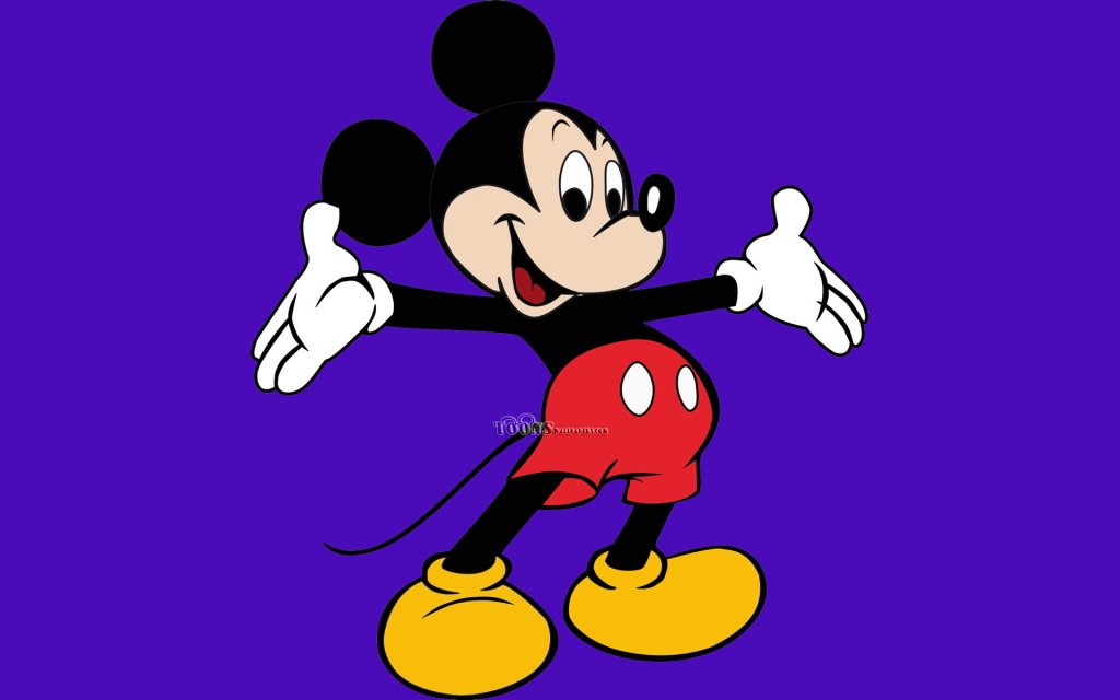 mickey mouse blue