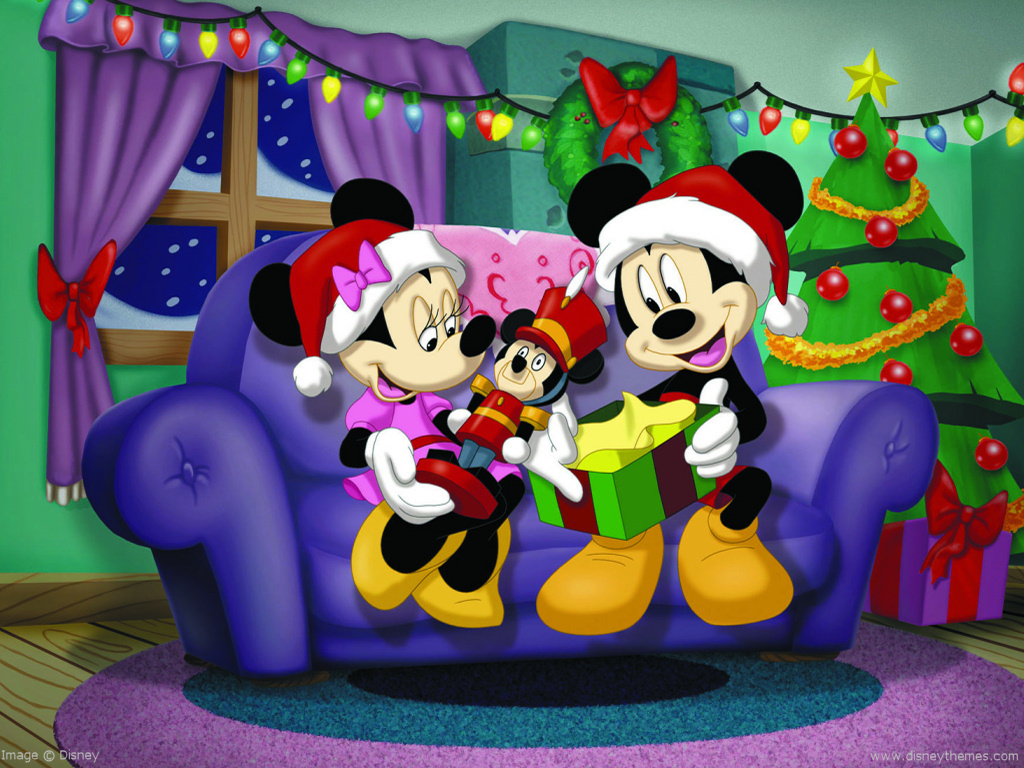 mickey mouse christmas-night