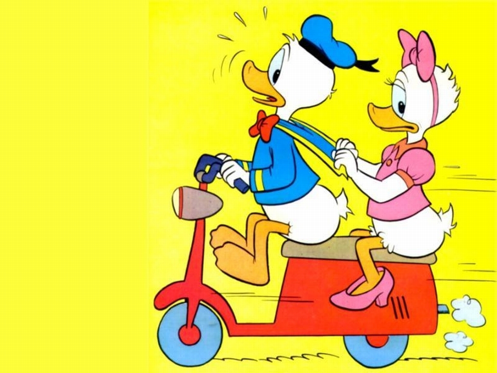 Donald Duck and Daisy