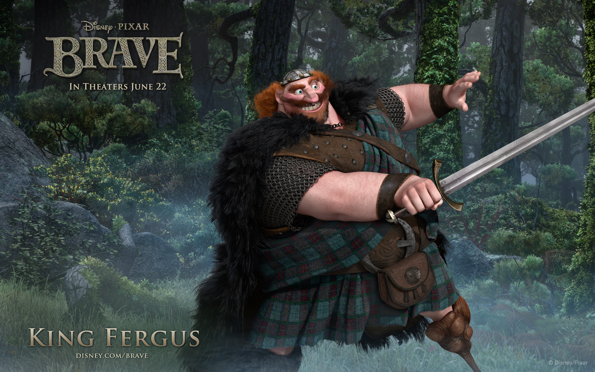 Brave King Fergus widescreen