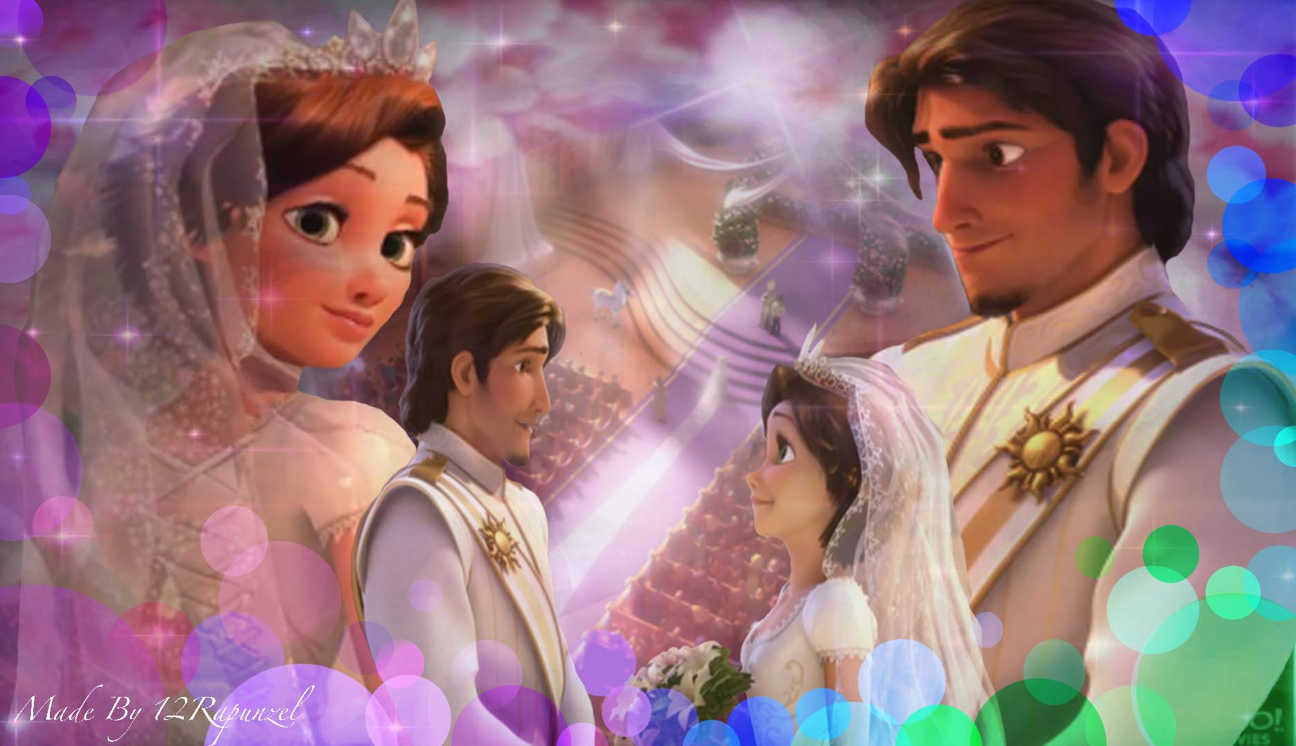 Rapunzel and Flynn wedding