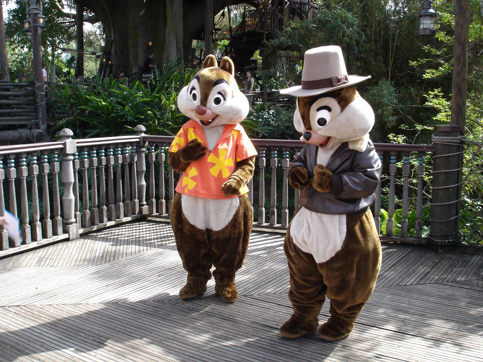 chip and dale maskot