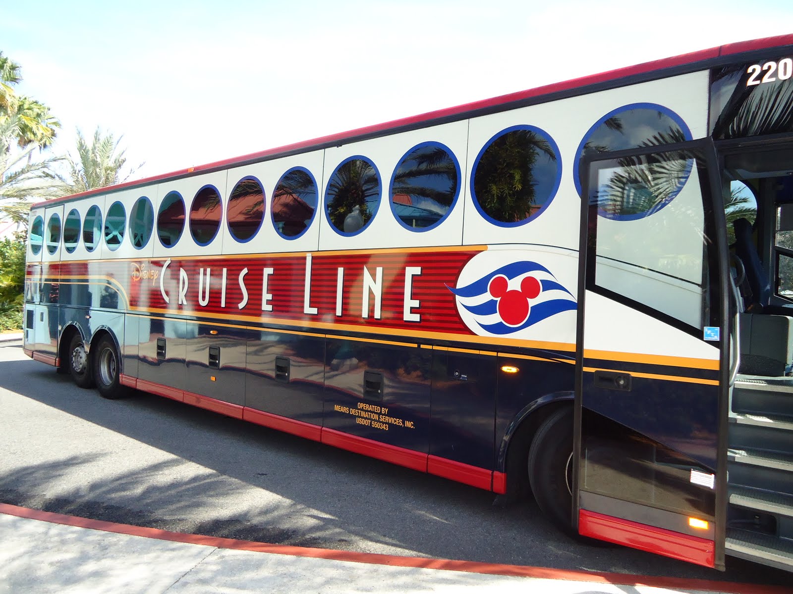 Disney Cruise bus