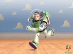 Buzz Lightyear runs