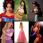 Disney Princesses costumes