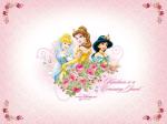 Disney Princess pink wallpaper