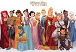 Disney Princesses Game of Thrones Characters